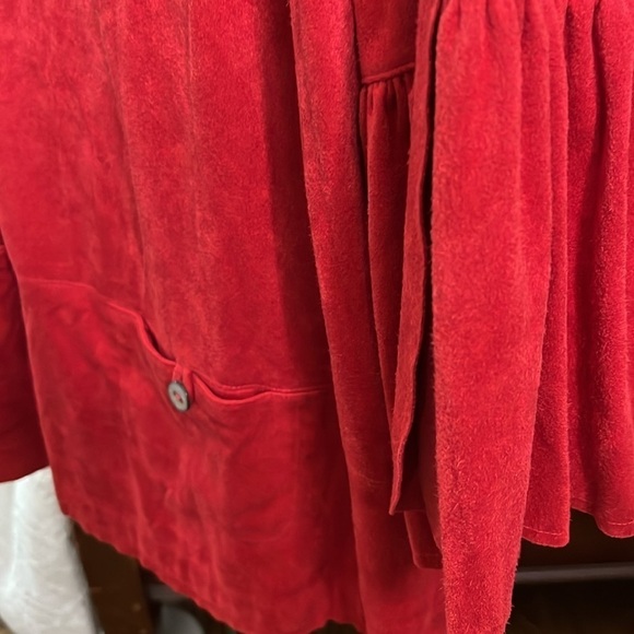 John Mark Butterfly Sleeves Suede Feeling Tunic Top Size Large - Picture 3 of 9